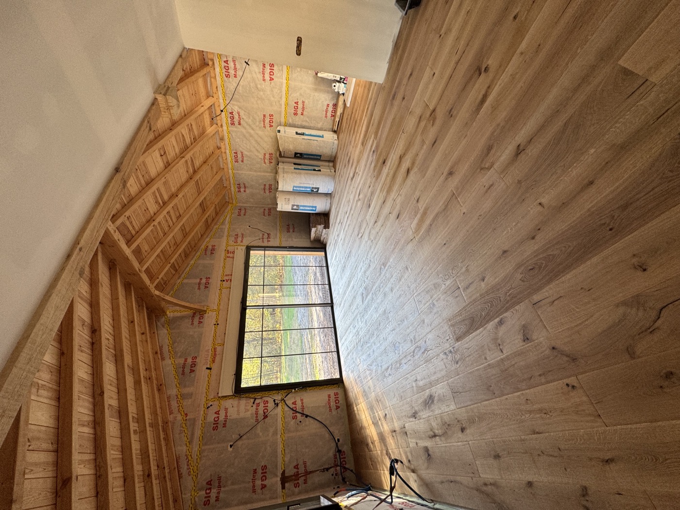 Pièce de vie après rénovation