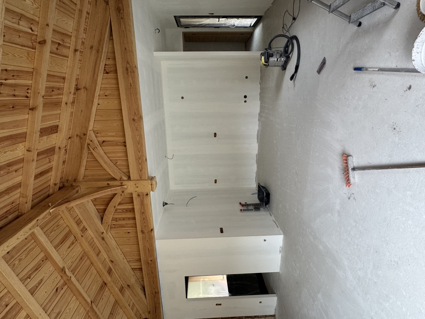 Pièce de vie avant rénovation