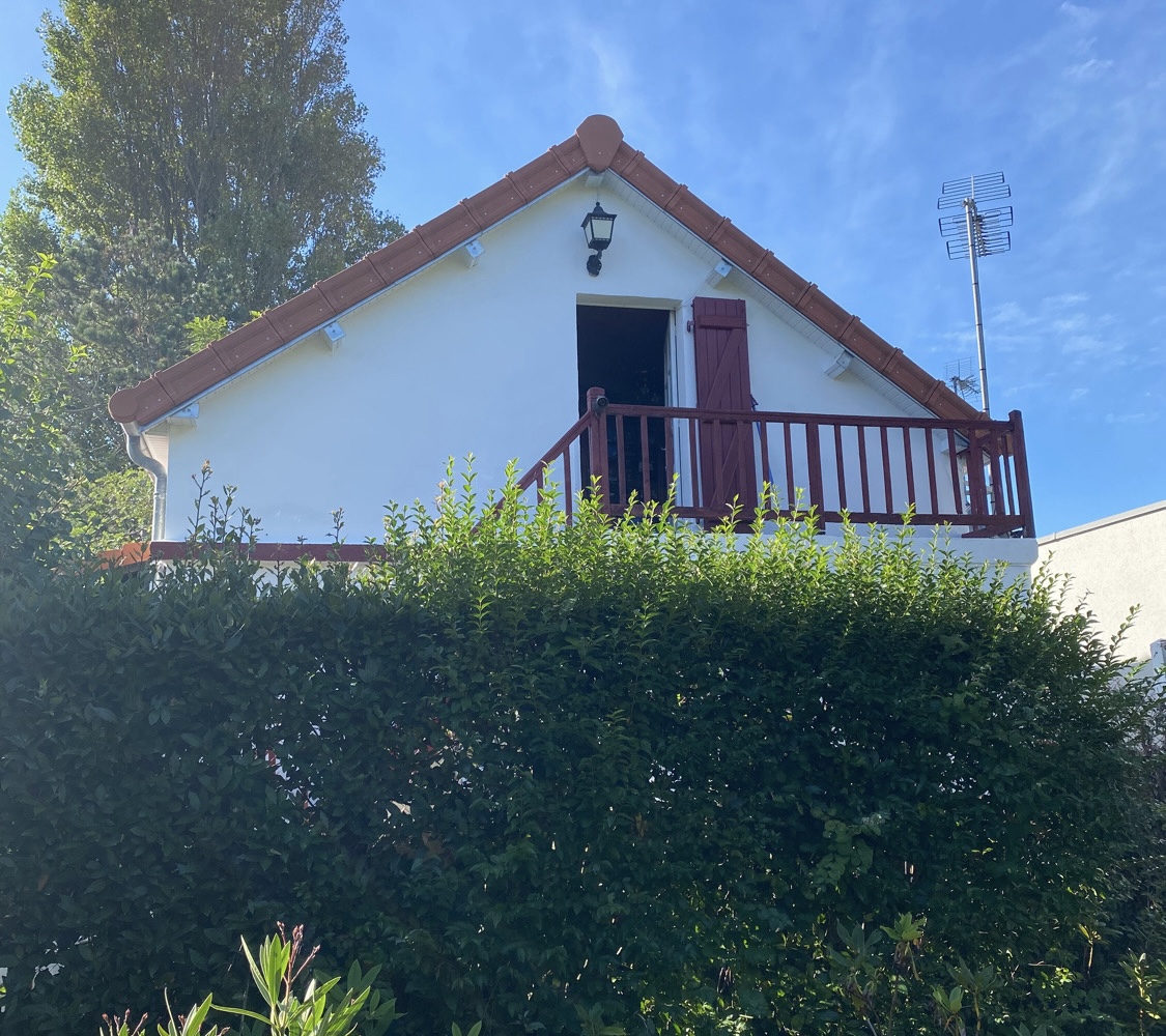 Façade vue pignon après ravalement